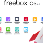 Panneau de l'interface de configuration de la Freebox