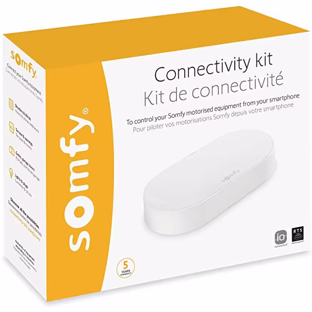 boite en carton du Somfy Connectivity Kit
